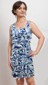 CHACHA Ruffle Knee length PRINTED Dress - D2760